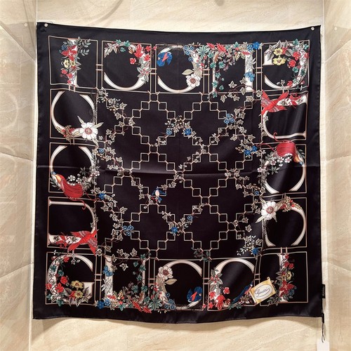 Gucci silk square scarf - silk, flora