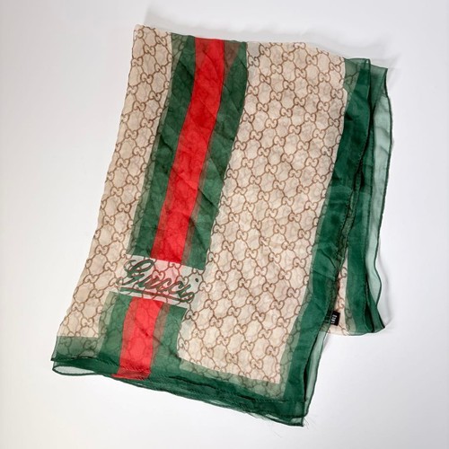 Gucci scarf stole - sherry, line