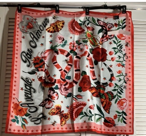 Silk gucci scarf aveuge - gucci,