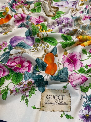 Gucci flora silk scarf - flora, 34in