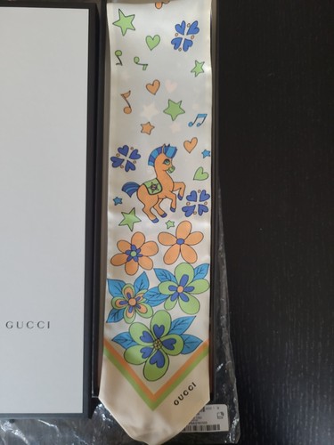 Gucci silk scarf - gucci, box