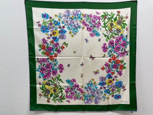Gucci silk scarf flora - silk, floral