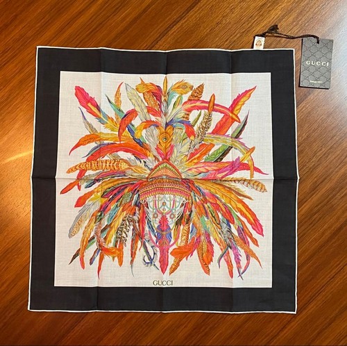 Gucci scarf feather - gucci,
