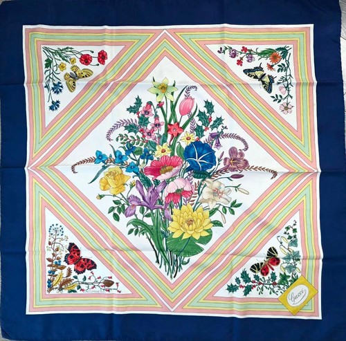 Gucci silk scarf floral - silk,