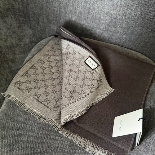Gucci wool reversible - gucci, scarf