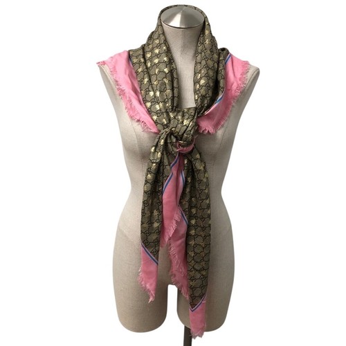 Gucci scarf bees modal silk - gucci, gg