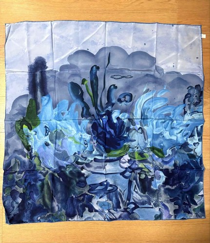 Gucci silk scarf blue - gucci,