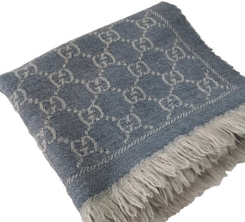 Gucci jacquard wool scarf - jacquard,
