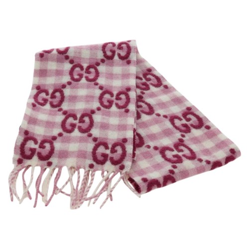 Gucci scarf wool - gg,