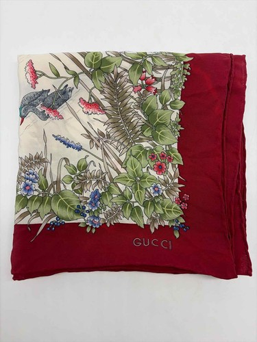 Gucci white floral scarves - gucci,