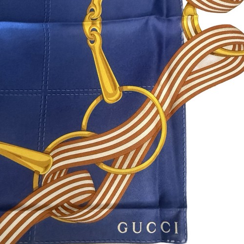 Gucci scarf logo silk - silk, 90