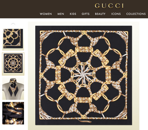 New gucci scarf - new, logo