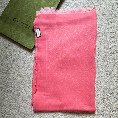 Gucci jacquard scarf - jacquard, rose/