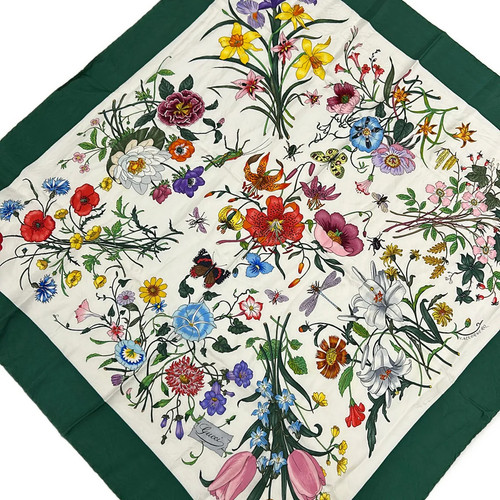 Gucci white green - green, multi
