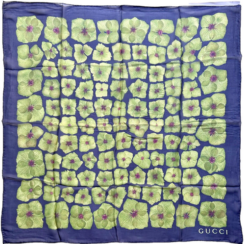 Gucci nasturtiums scarf 34 - gucci, 34"