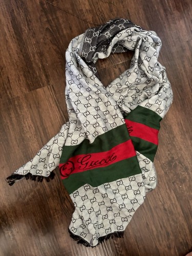 Gucci scarf with monogram - gucci, gg