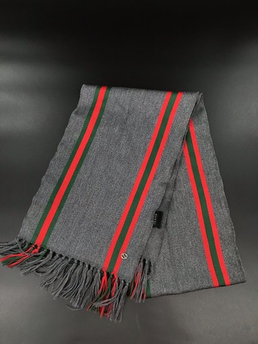 Gucci stripe logo scarf luxury - scarf,