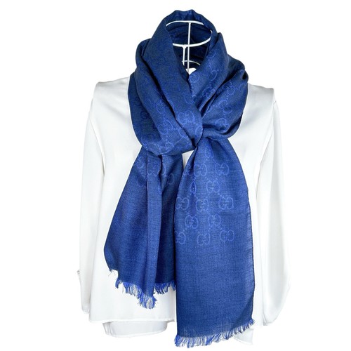 Gucci fringe scarf - gg,