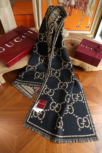 Gucci logo reversible check - gg,