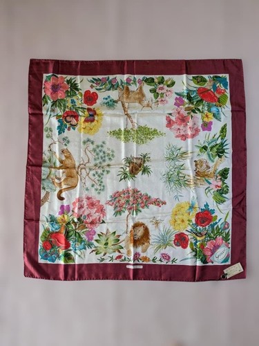 Gucci silk scarf continenti - gucci,