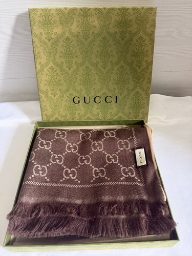 Gucci wool scarf with - gucci,