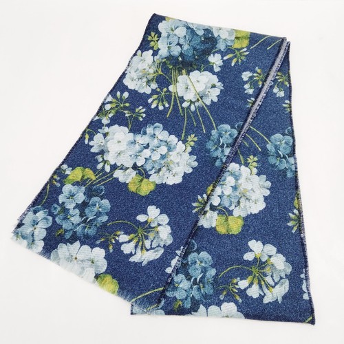 Gucci scarf navy blue wool - wool, 100