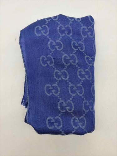 Gucci blue monogram scarves - monogram,