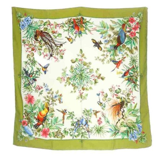 Gucci silk scarf bird - silk,