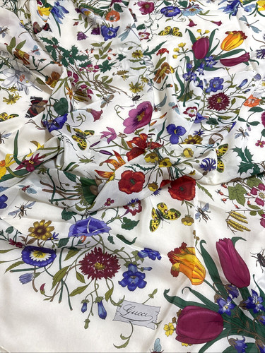Gucci flora silk scarf - flora, 48"